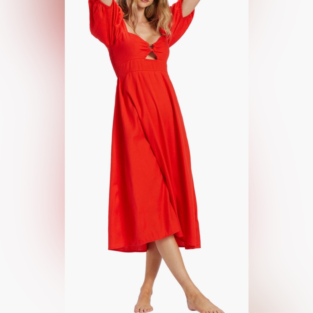 Billabong Lover’s Lane Keyhole Midi Dress